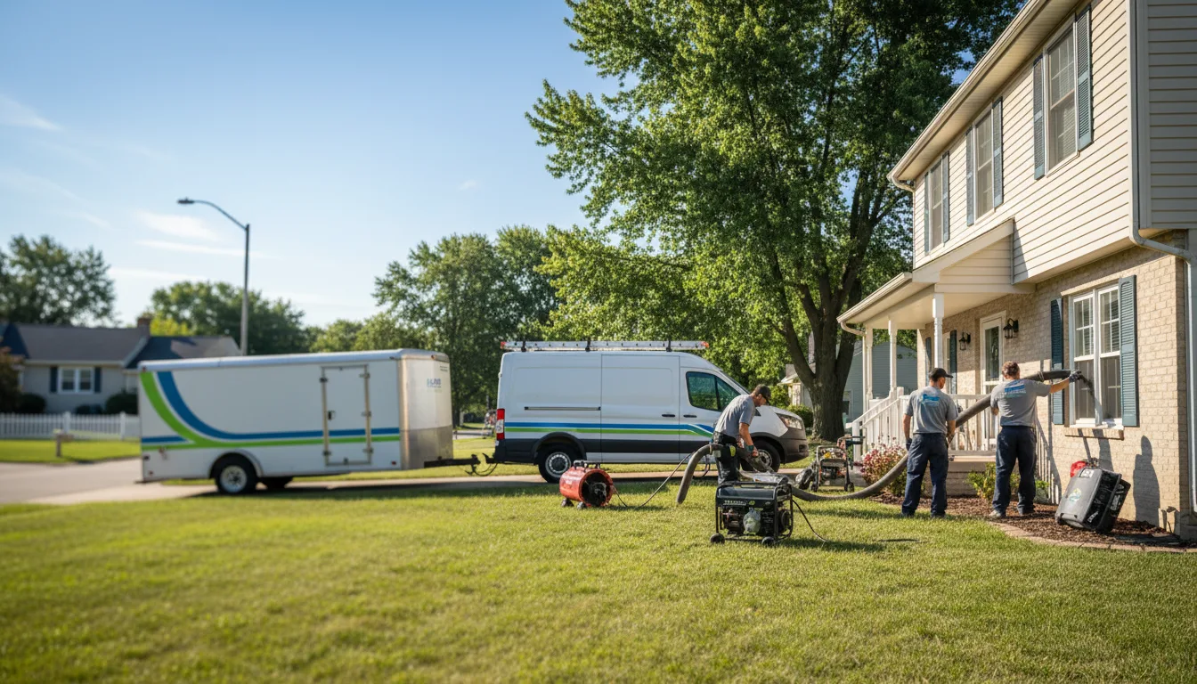 Flooded Basement Restoration And Cleanup With Repair in Willernie, MN near me